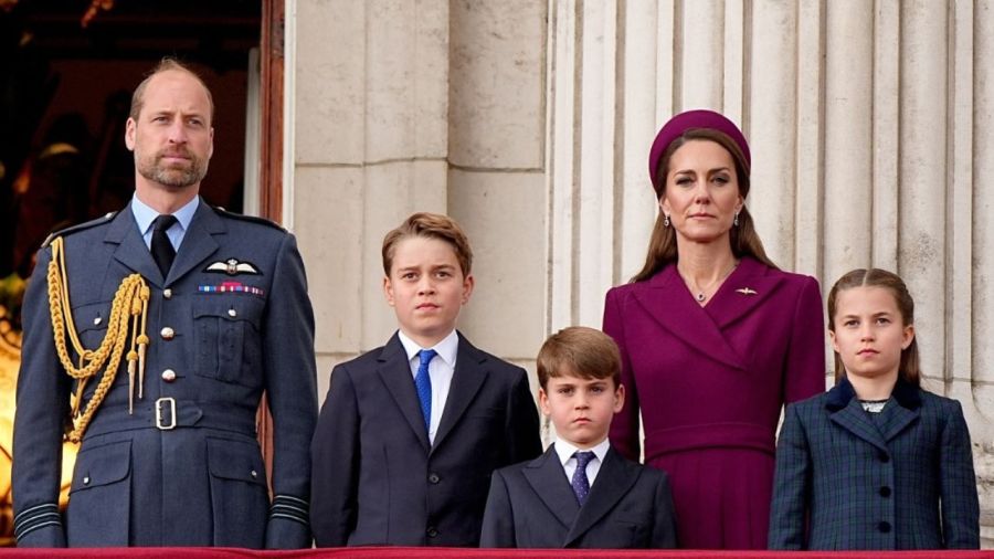 Kate Middleton, Príncipe William, Charlotte, Louis y George
