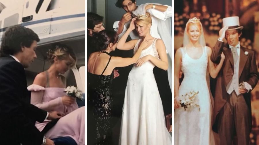 Las fotos inéditas del casamiento de Valeria Mazza