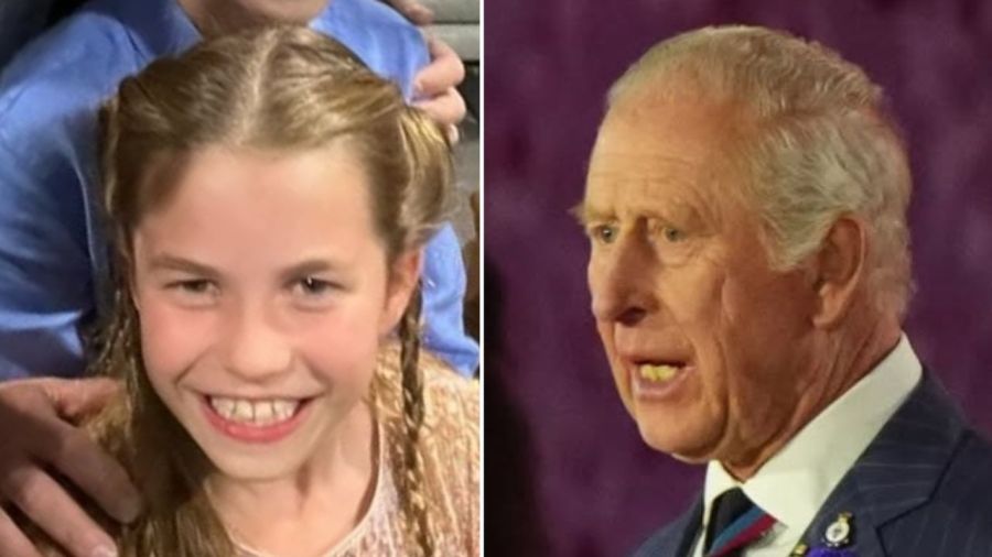 Princesa Charlotte y rey Carlos III