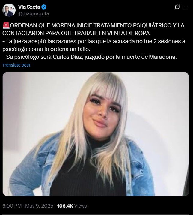 Morena Rial Mauro Szeta