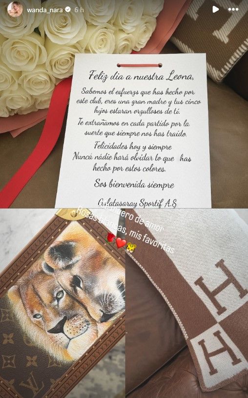 Wanda y China regalo Galatasaray
