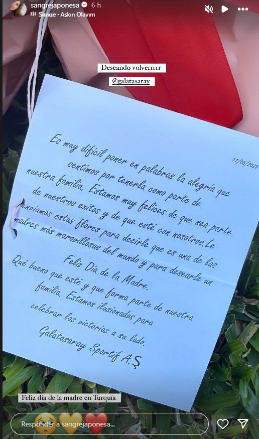 Wanda y China regalo Galatasaray