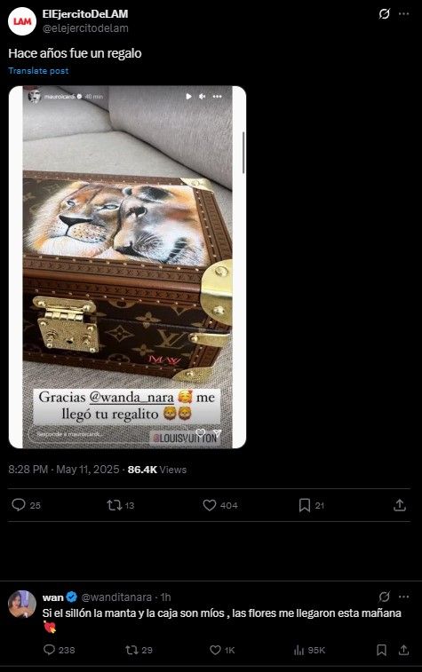Wanda y China regalo Galatasaray