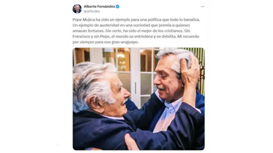 Alberto Fernández, Gustavo Petro y Evo Morales Ayma X 20250513