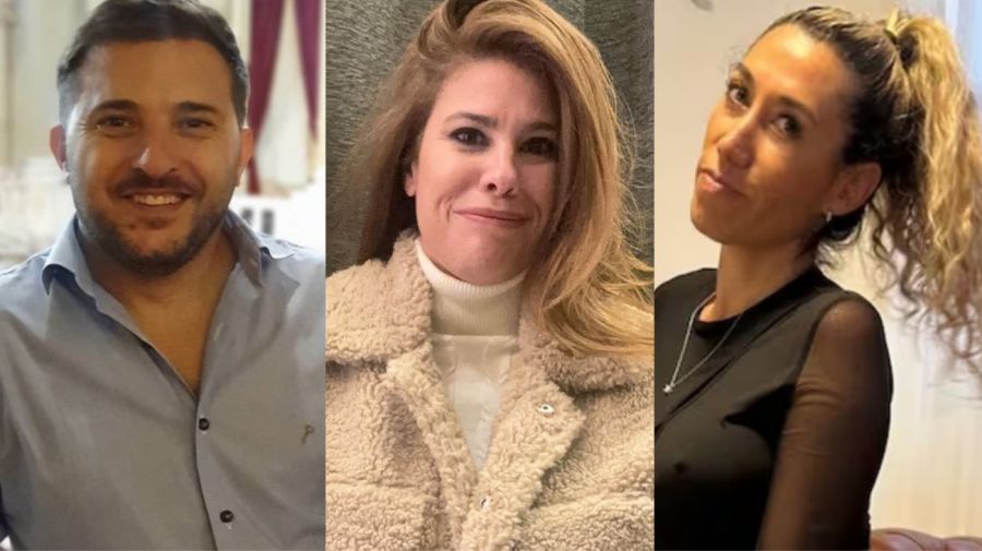 Cecilia Insinga, Diego Brancatelli y Luciana Elbusto