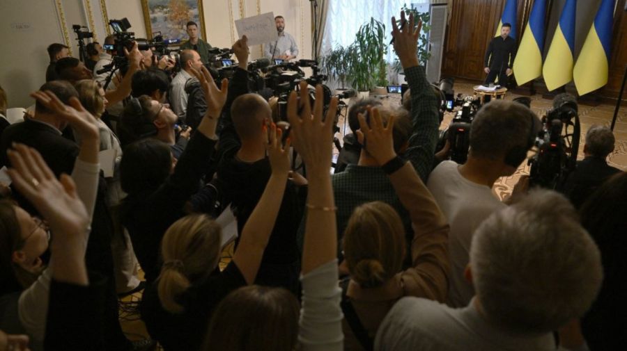Conferencia de prensa de Volodymyr Zelensky