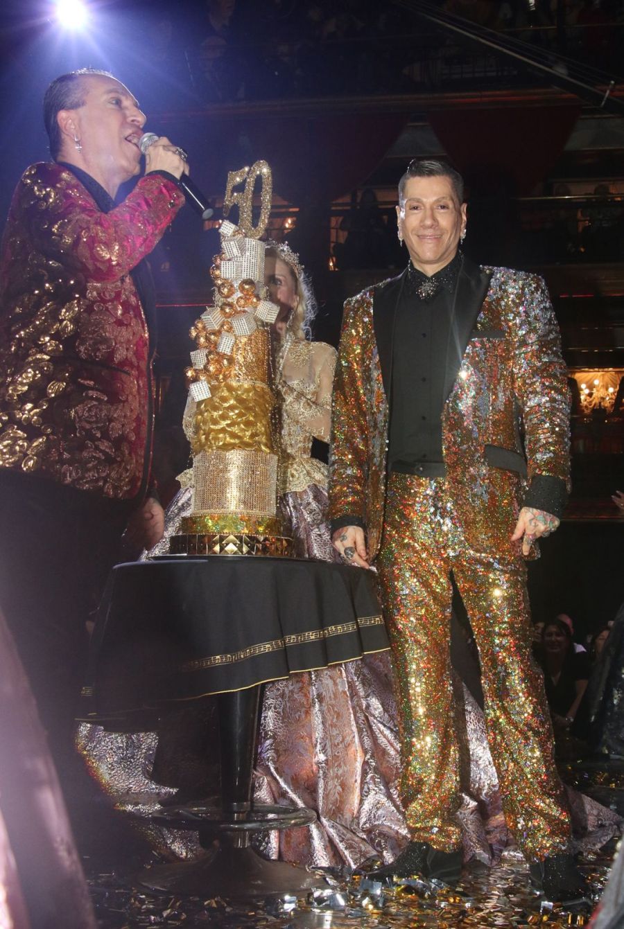 El festejo de Roberto Piazza por los 50 años en la moda / Créditos: CARAS