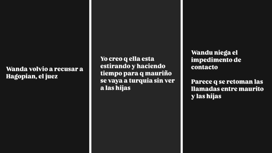 Wanda Nara, Mauro Icardi, Yanina Latorre