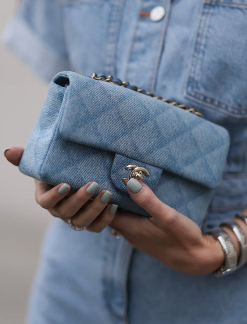 Denim nails