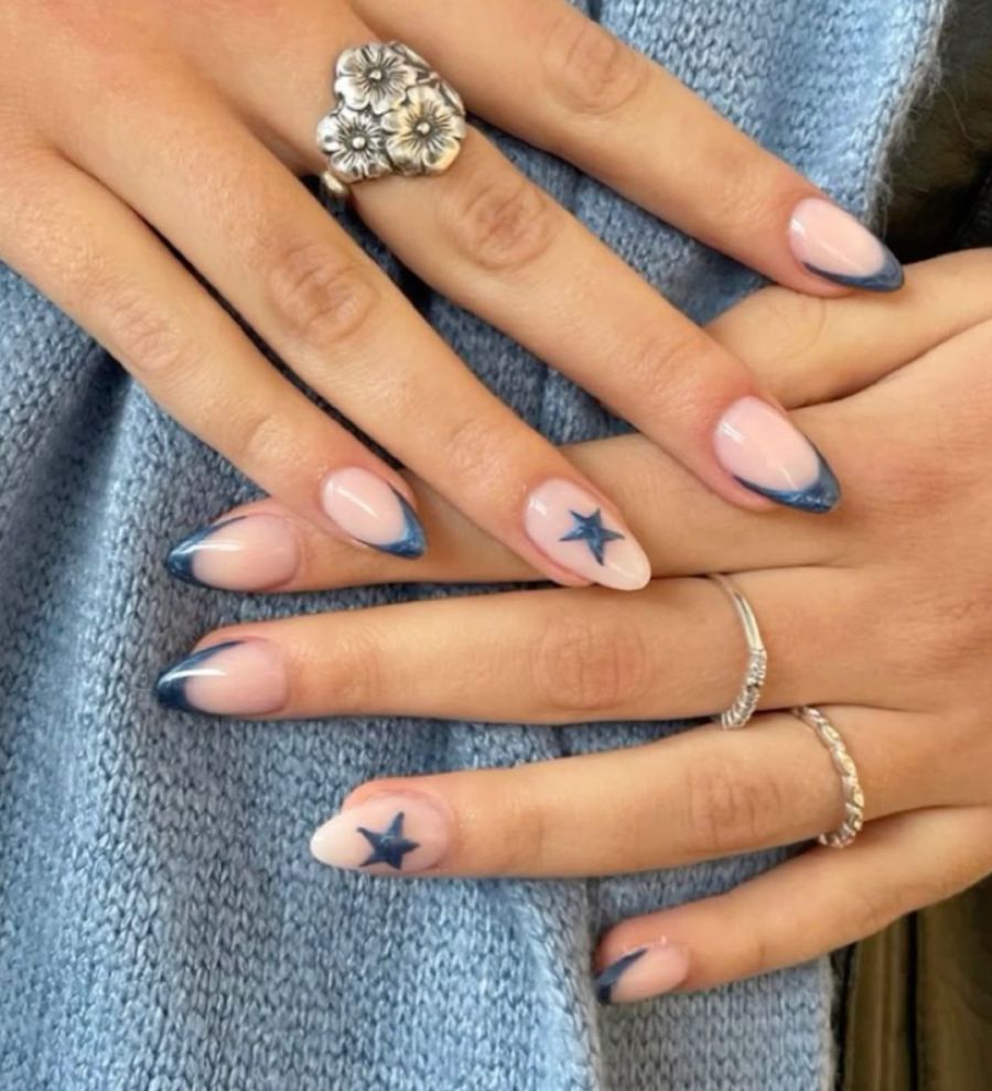 Denim nails