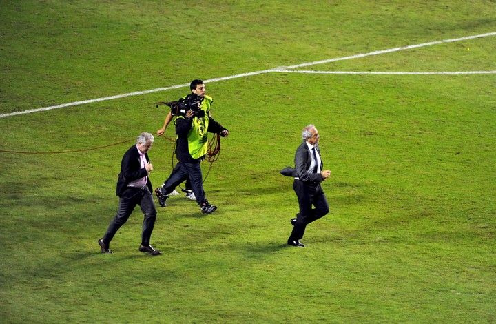 Donofrio corriendo en boca
