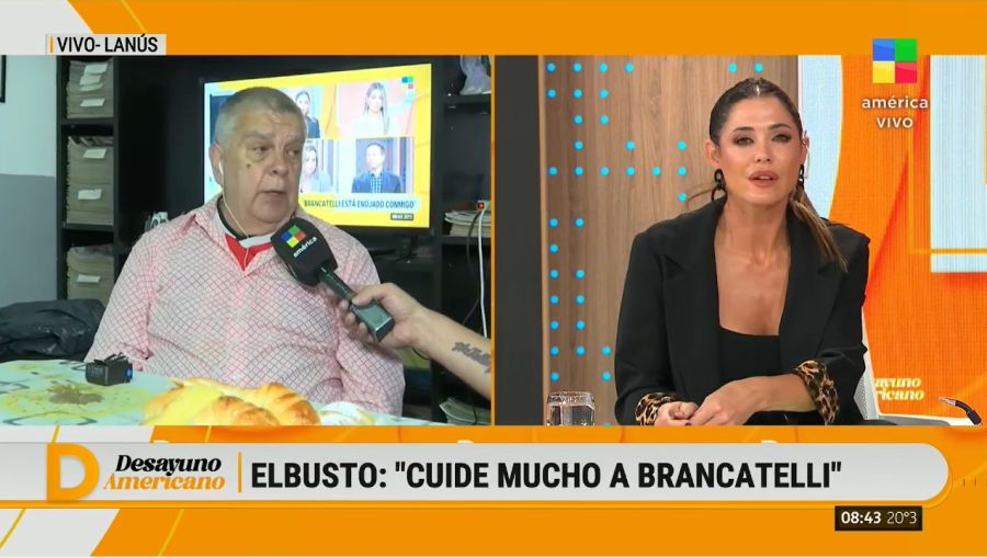 Luis Ventura con Pamela David