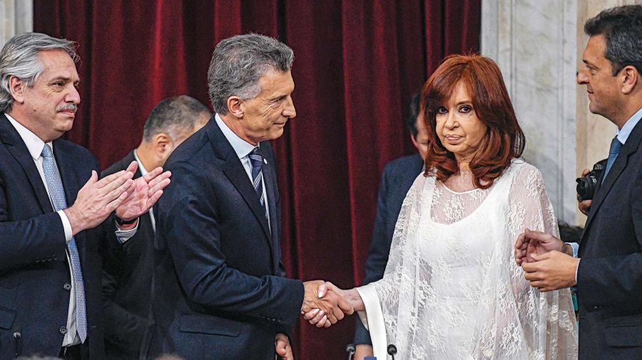 Mauricio Macri y Cristina Fernández
