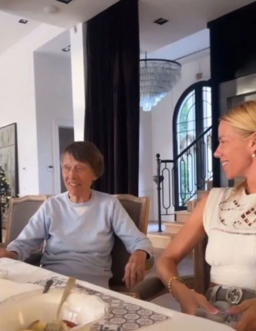 Nicole Neumann y su abuela Pietra