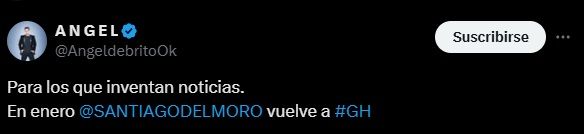 Ángel de Brito reveló cuándo comenzaría Gran Hermano 2026
