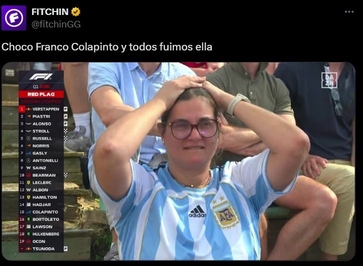 Memes Franco Colapinto
