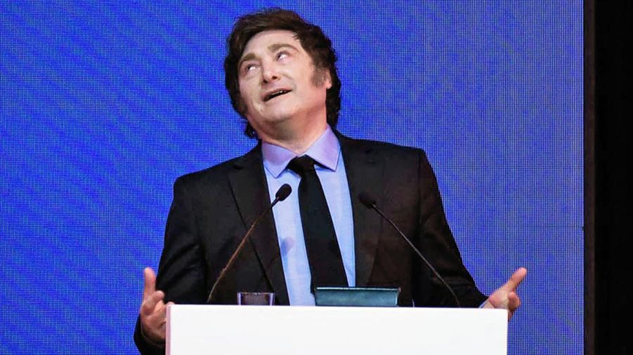 Javier Milei en el cierre de la ExpoEFI