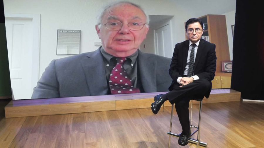 Bruce Ackerman, con Jorge Fontevecchia en Periodismo Puro.
