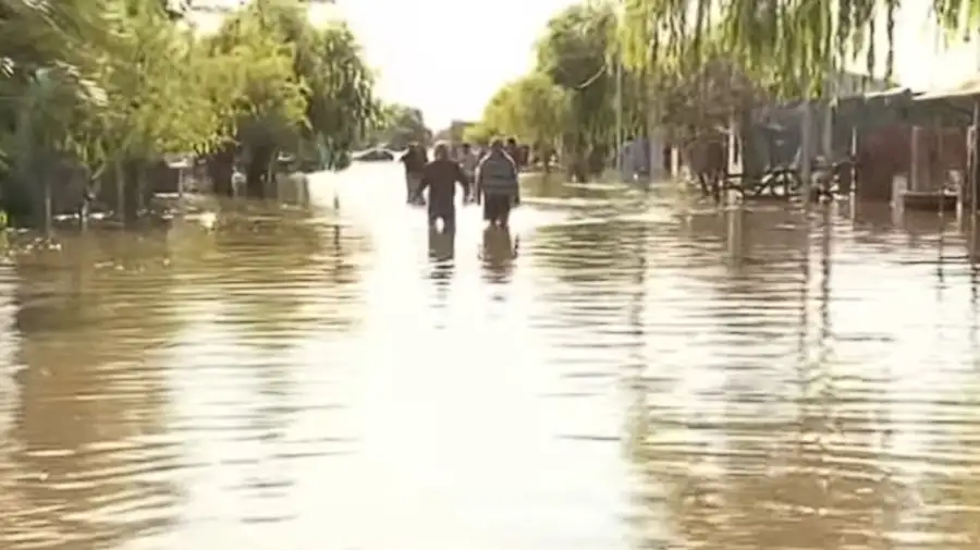 En muchos lugares de la provincia de Buenos Aires hay zonas con muchísima agua.