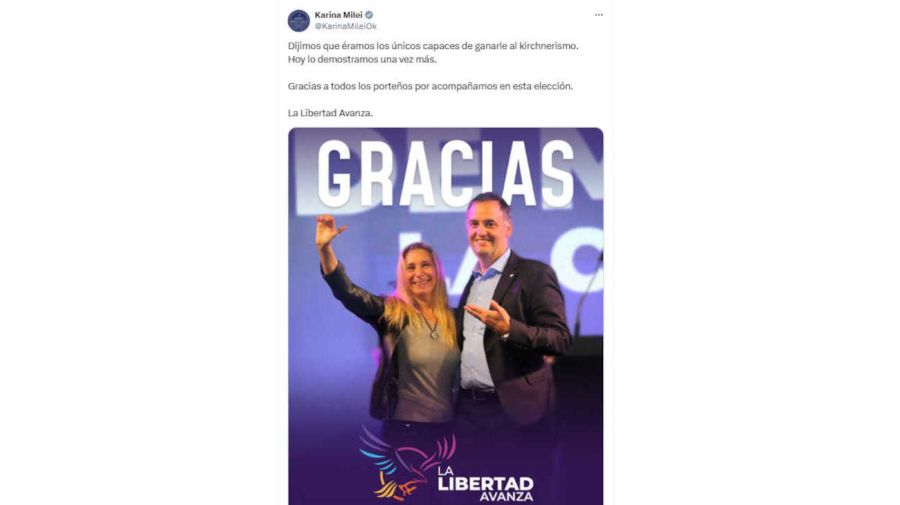 Karina Milei X 20250518