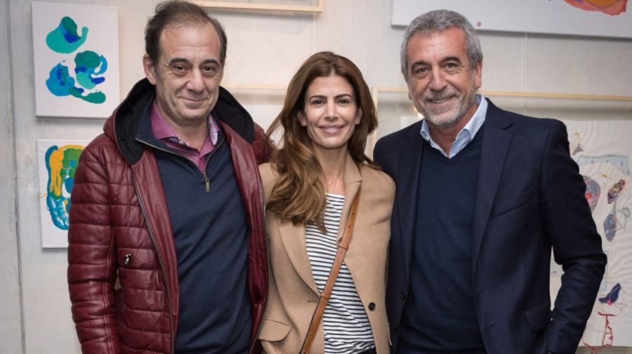 alejandro, juliana y daniel Awada