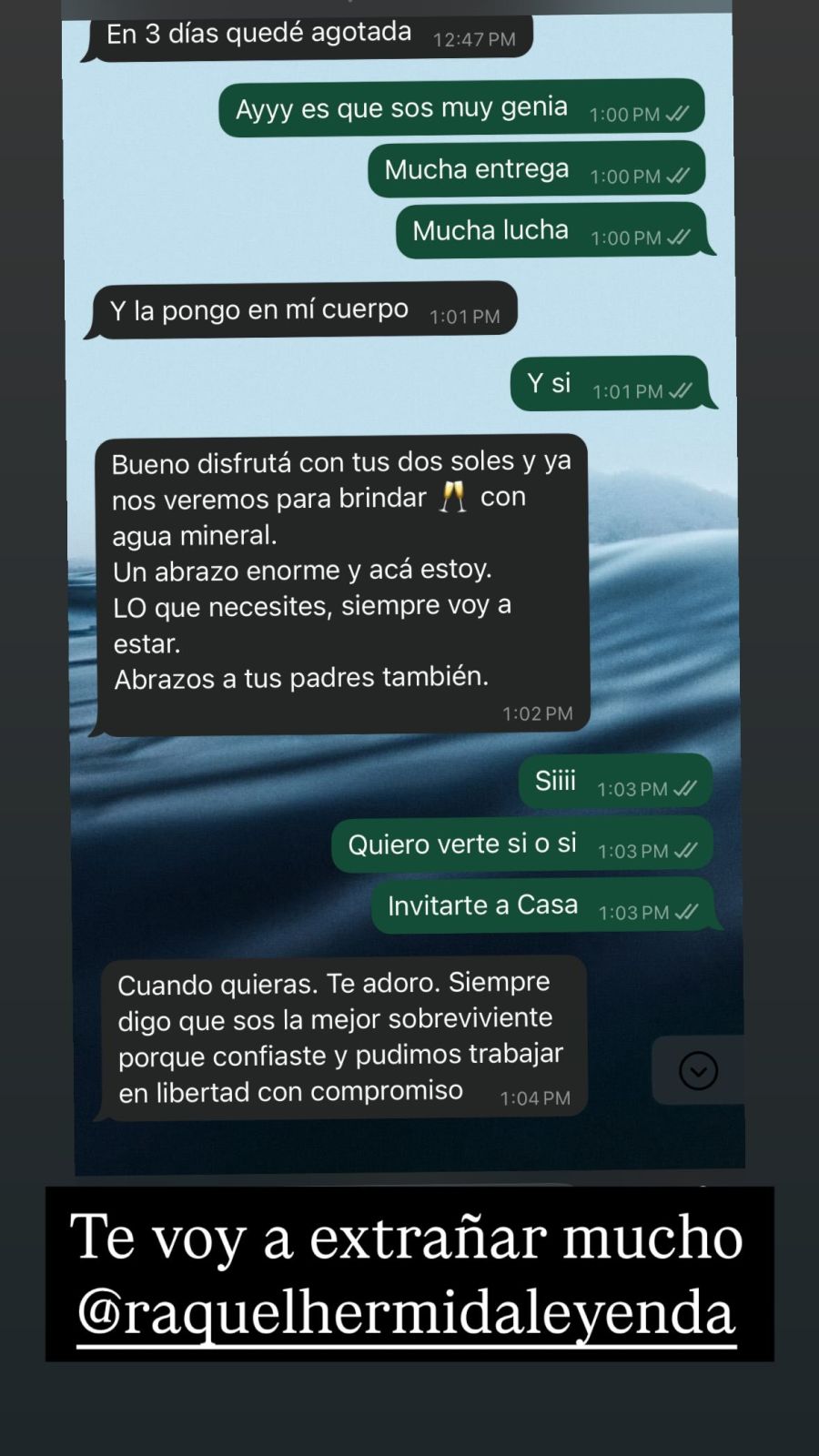 Calu Rivero, Raquel Hermida Leyenda