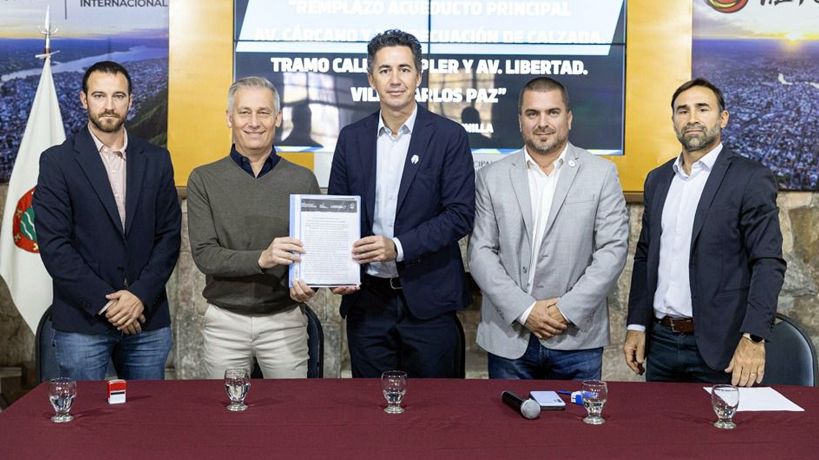 Acuerdo por obras en Carlos Paz 
