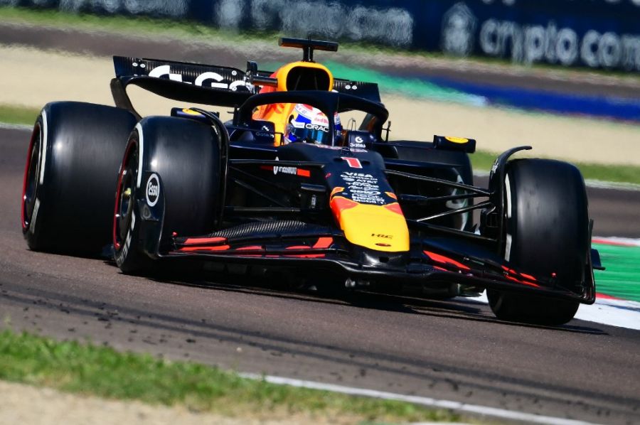 Max Verstappen en Imola