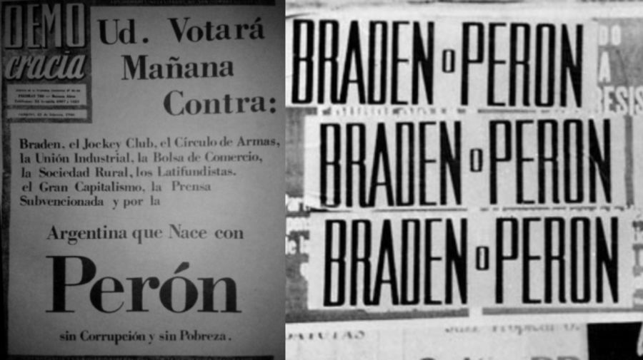 Braden o Perón