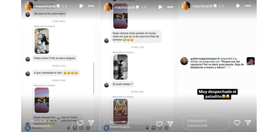 Los mensajes de Guillermo Gastón López a La China Suárez