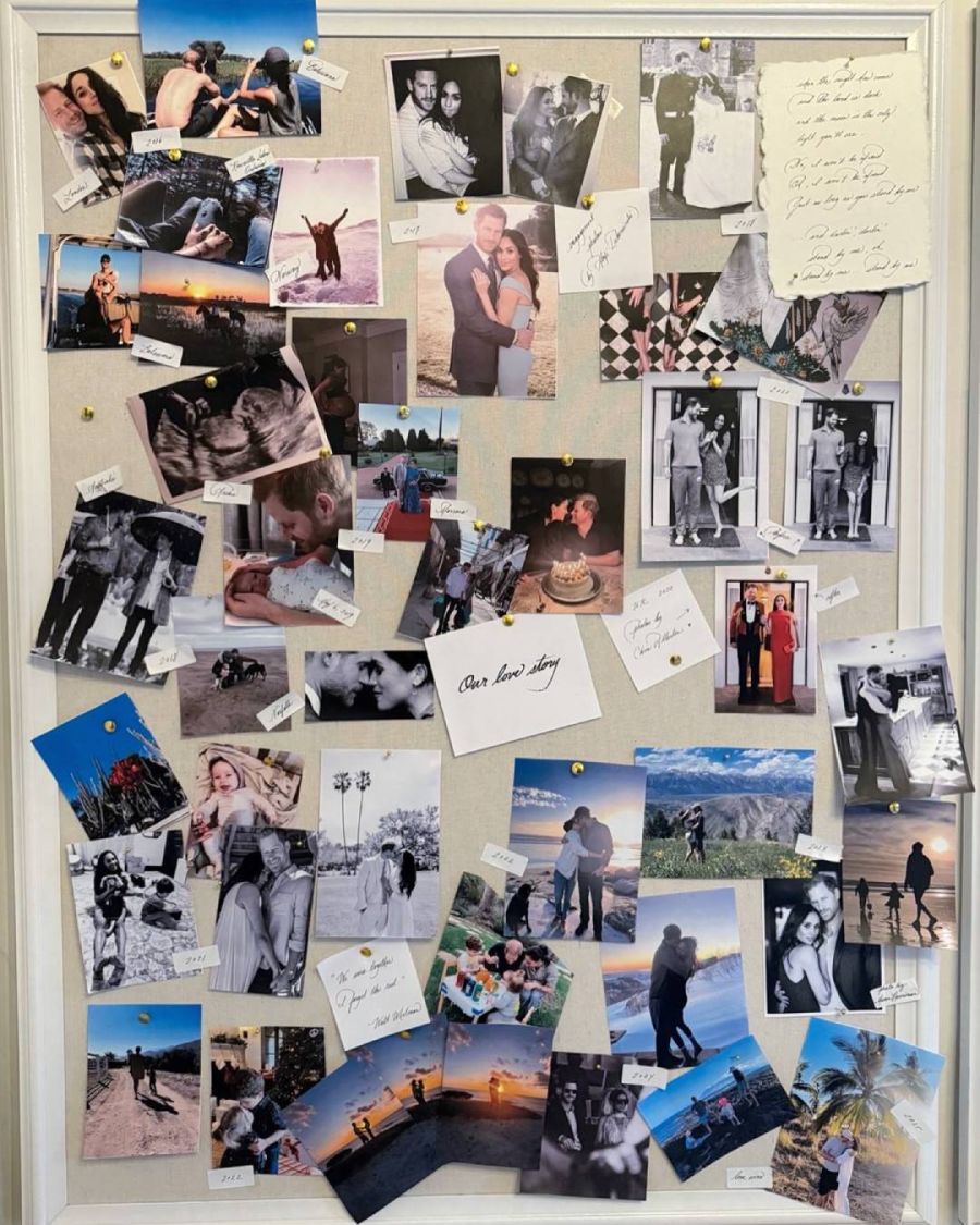 Meghan Markle publica las fotos más íntimas de su historia de amor con el Príncipe Harry
