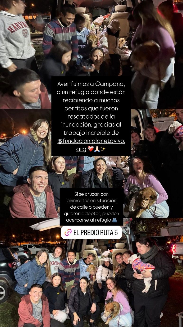 Posteo de María Becerra