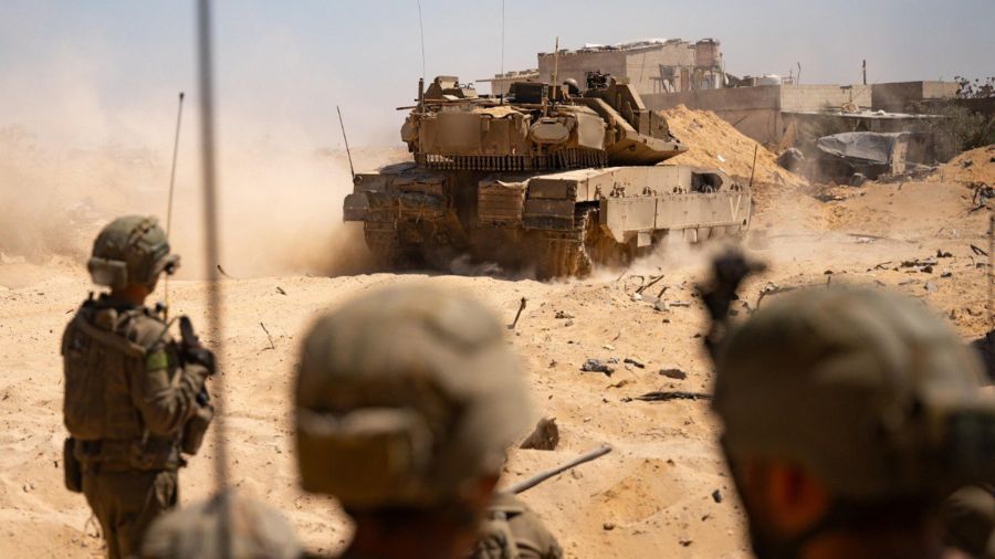 Fotogaleria Imagen publicada por las Fuerzas de Defensa de Israel (FDI) de las tropas israelíes operando en la Franja de Gaza