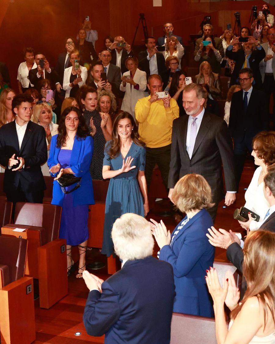 Letizia Ortiz y el rey Felipe