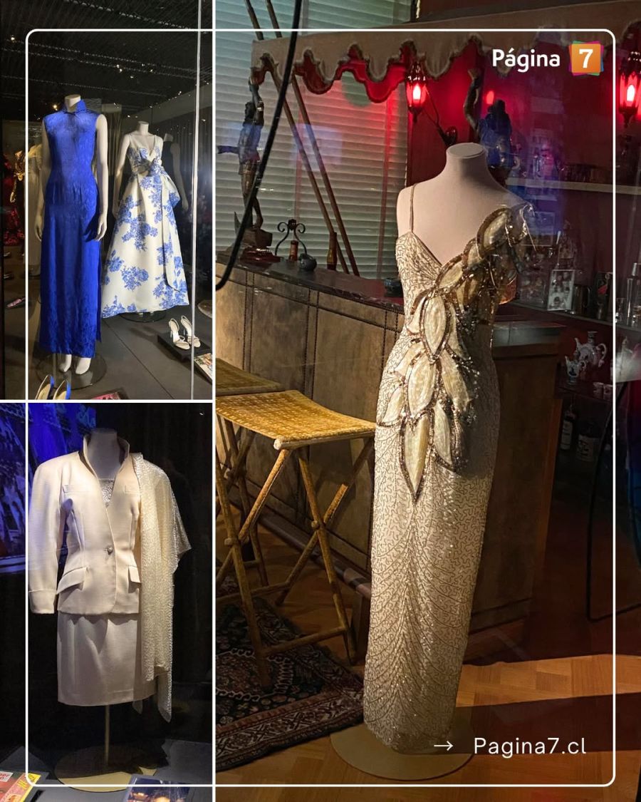 Los lujosos vestidos que subastará Cecilia Bolocco / Créditos: Pagina7 Chile