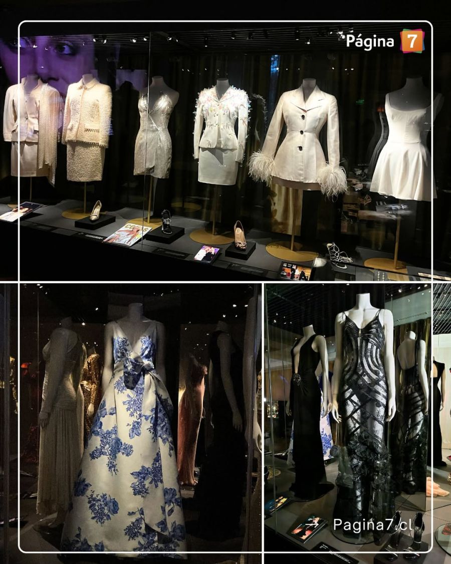 Los lujosos vestidos que subastará Cecilia Bolocco / Créditos: Pagina7 Chile