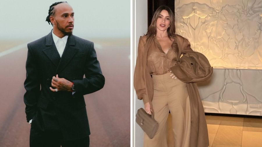 Sofía Vergara y Lewis Hamilton