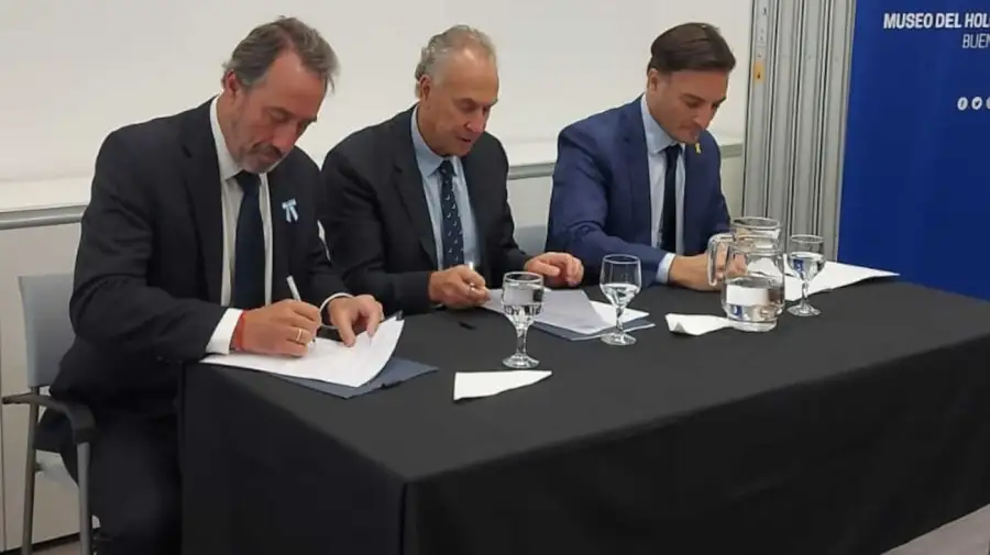 Firma del convenio del Museo del Holocausto de Buenos Aires 20250523