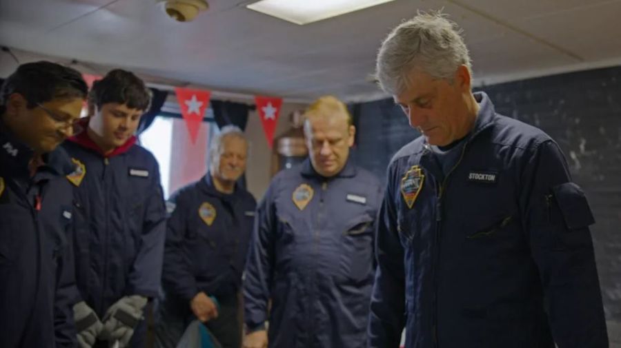 Shahzada Dawood, Suleman Dawood, Paul-Henri Nargeolet, Hamish Harding y Stockton Rush, fundador de OceanGate y piloto del sumergible Titan