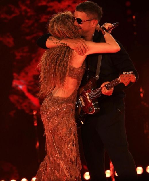 Shakira y Alejandro Sanz
