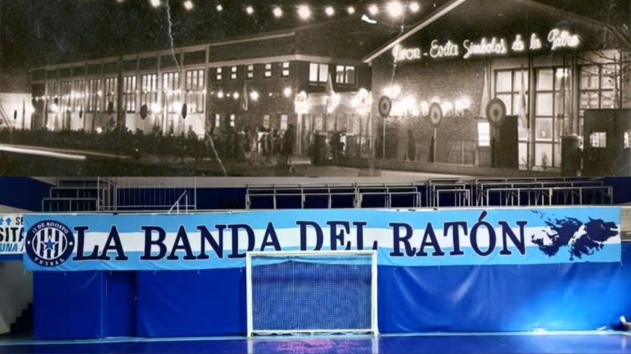 El contraste del tiempo en la sede de 17 de Agosto.