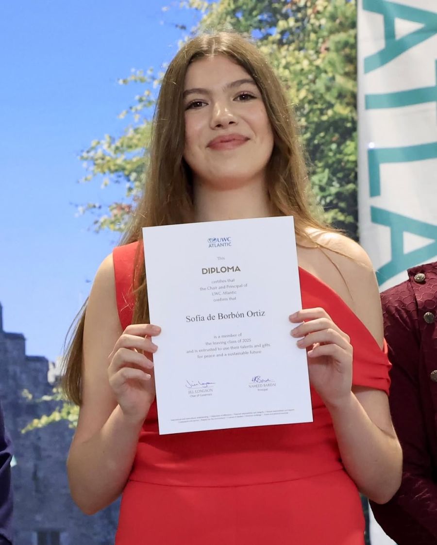 Graduación de la infanta Sofía