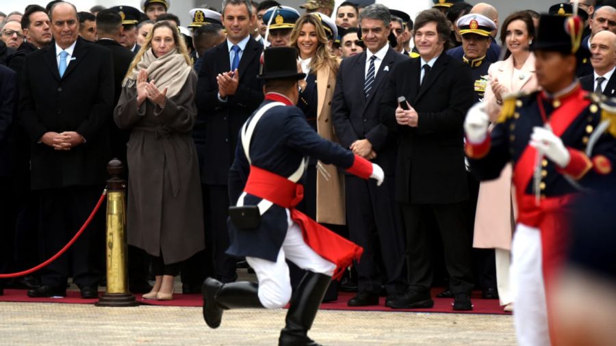 Las postales dejó el acto del 25 de Mayo.