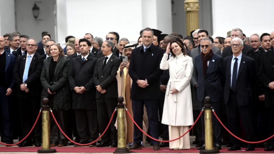 Las postales dejó el acto del 25 de Mayo.