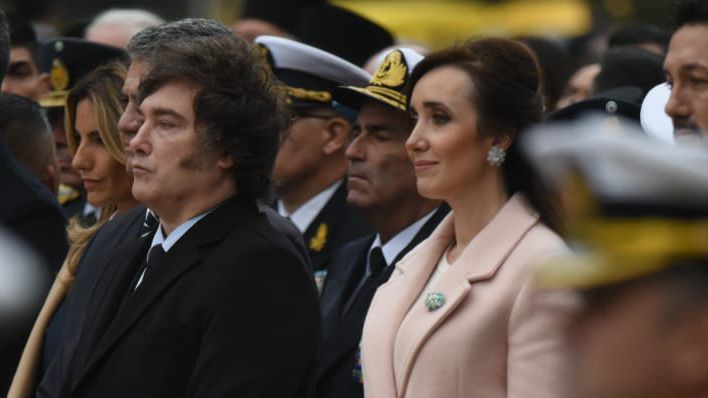 Las postales dejó el acto del 25 de Mayo.
