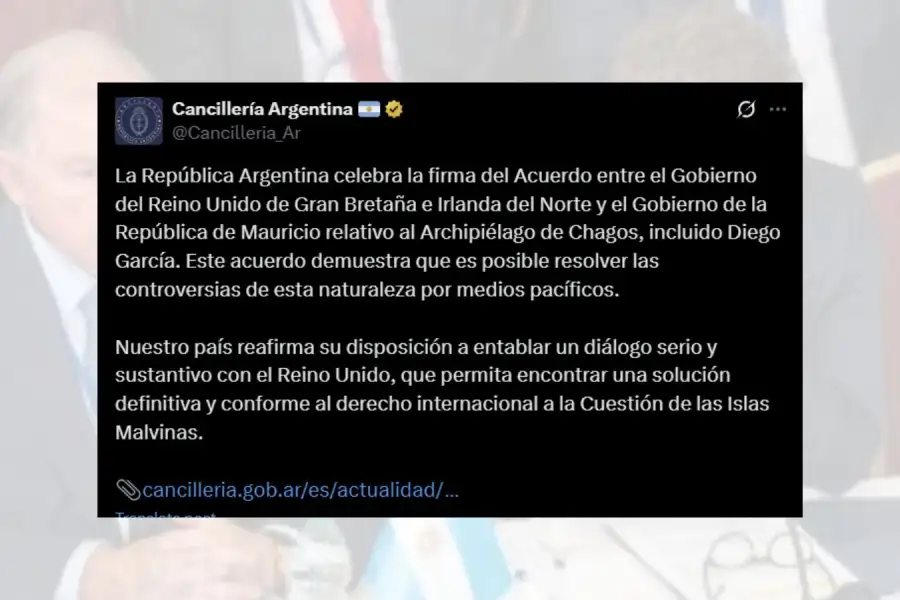 CANCILLERIA-MALVINAS