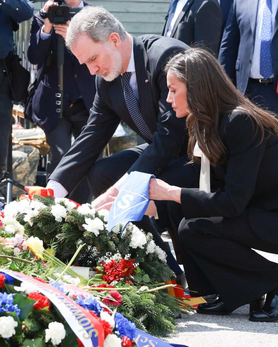 La reina Letizia y su emotivo homenaje a los deportados españoles en Mauthausen