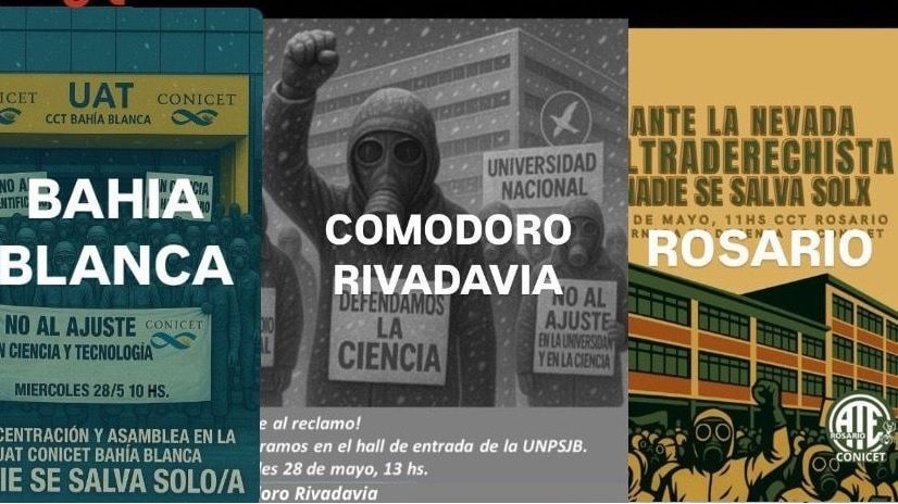 Protesta por ciencia presu