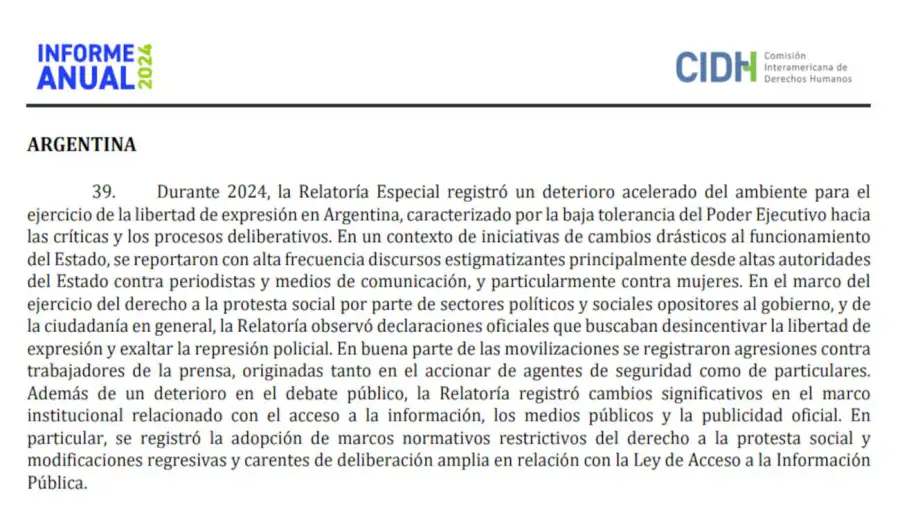Comisión Interamericana de Derechos Humanos 20250528