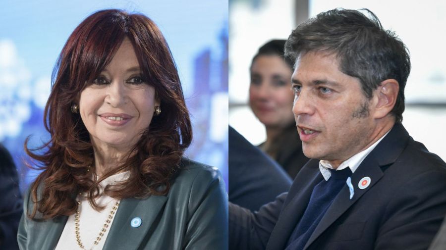 Cristina Kirchner y Axel Kicillof